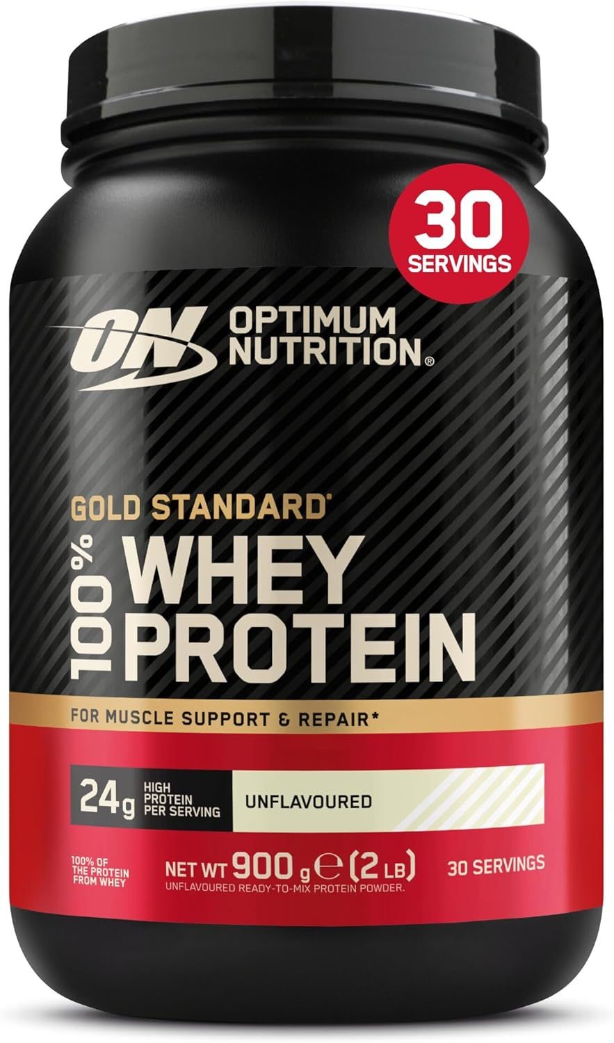 Optimum Nutrition Gold Standard 100% Whey, Protein Powder, Double Chocolate Flavour, 900 g, 29 Servings