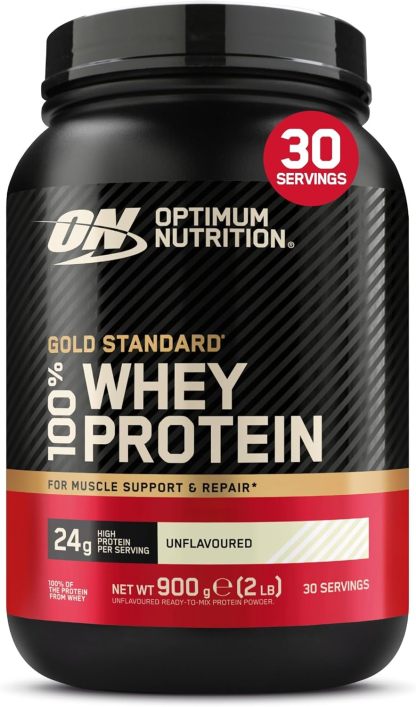 Optimum Nutrition Gold Standard 100% Whey, Protein Powder, Double Chocolate Flavour, 900 g, 29 Servings