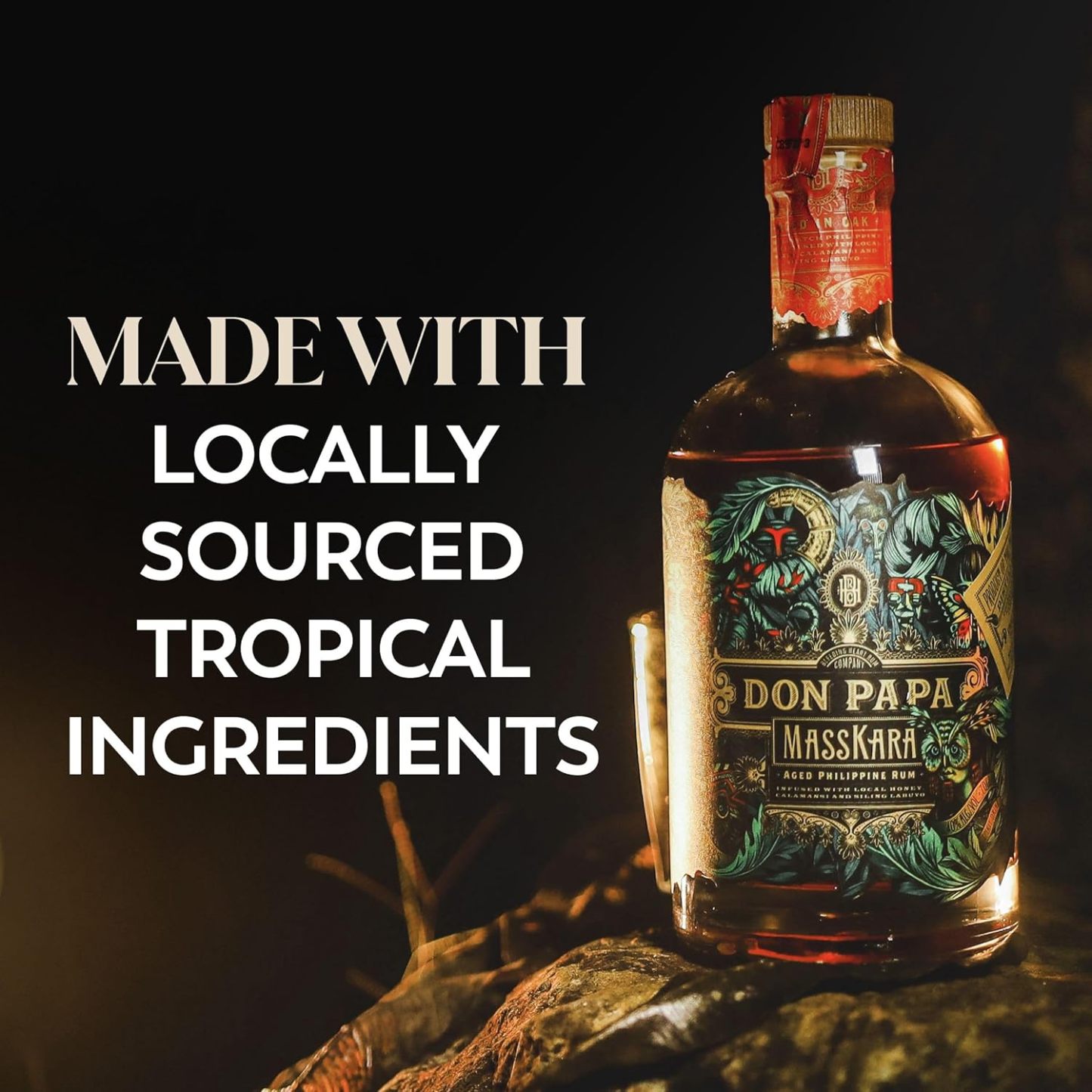 Don Papa Masskara Aged Philippine Rum 40% Vol. 0.7l