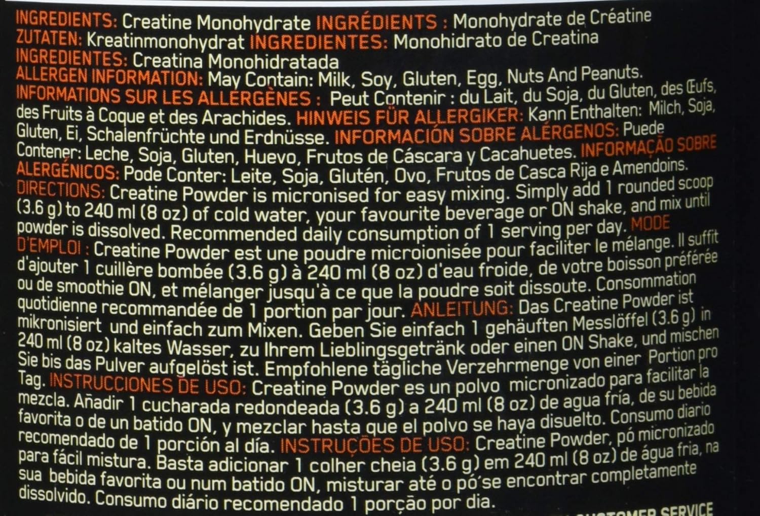 Optimum Nutrition Micronised Creatine Monohydrate Powder, 100% Pure Creatine - Supplement to Improve Strength and Muscle Performance, Pre and Post Workout, Aroma Free, 635g (186 Servings)