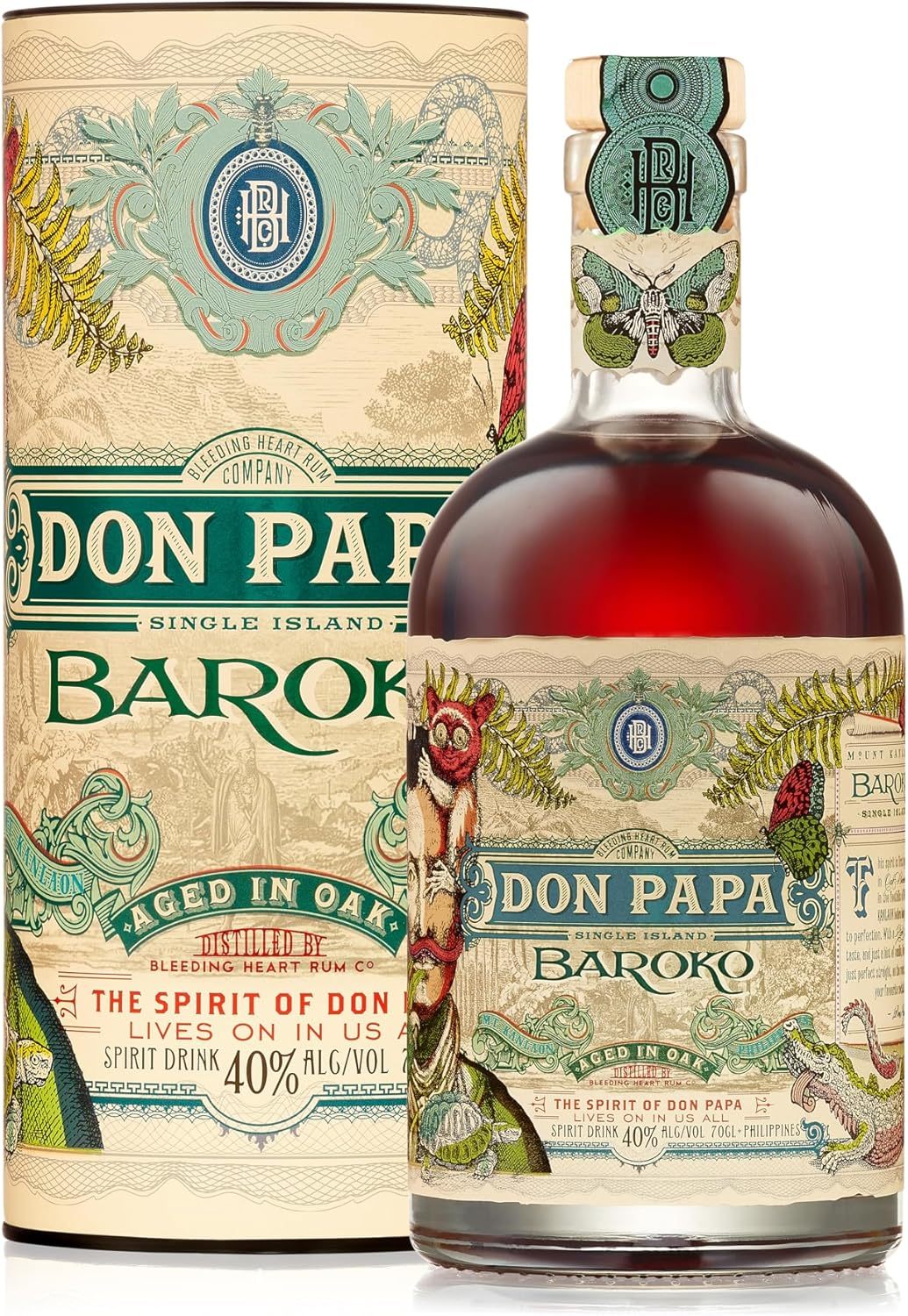 Don Papa Baroko + Gift Box with Hip Flask (Pack of 3)