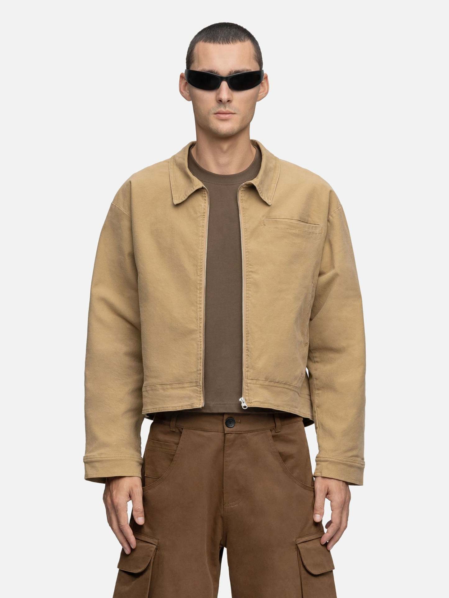 CANVAS JACKET WASHED DESERT