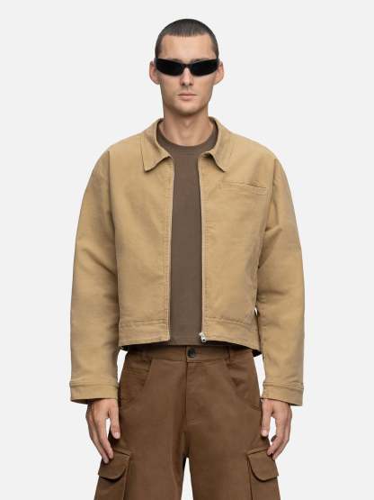 CANVAS JACKET WASHED DESERT
