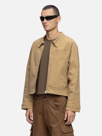 CANVAS JACKET WASHED DESERT