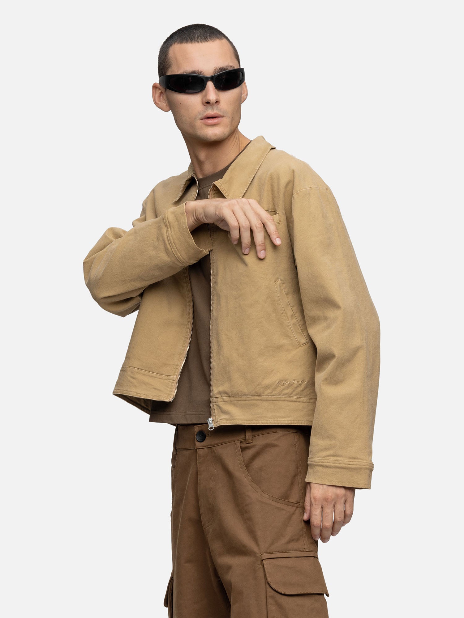 CANVAS JACKET WASHED DESERT