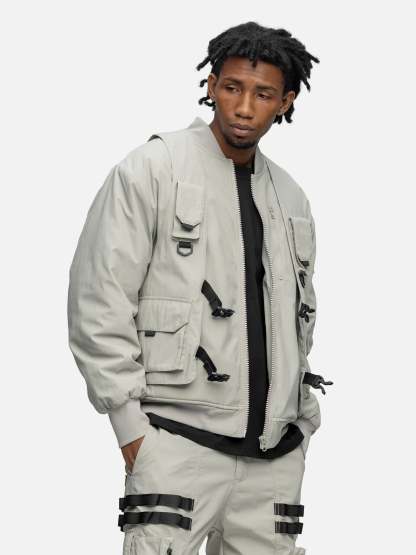 BOMBER JACKET STONE