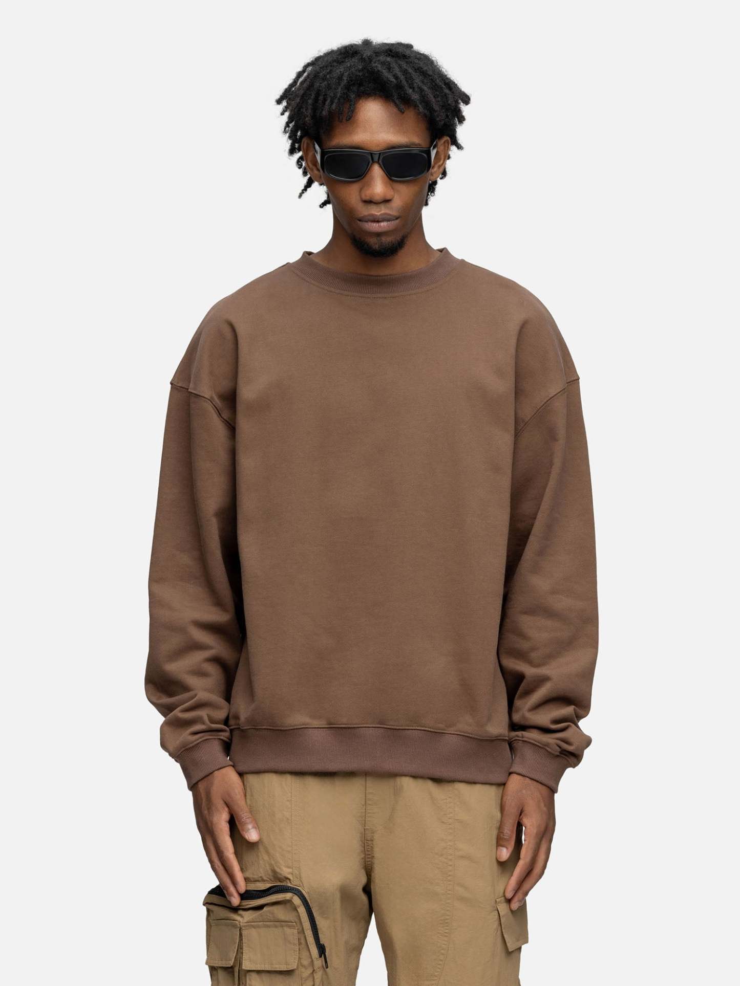 OVERSIZED SWEATSHIRT COCOA