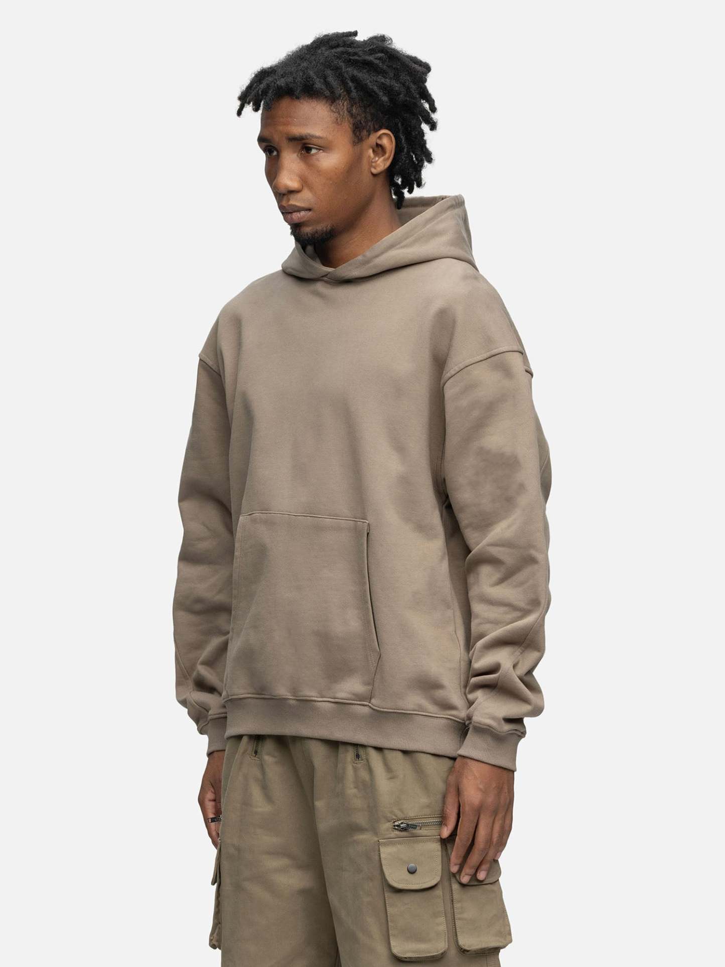 OVERSIZED HOODIE CEMENT