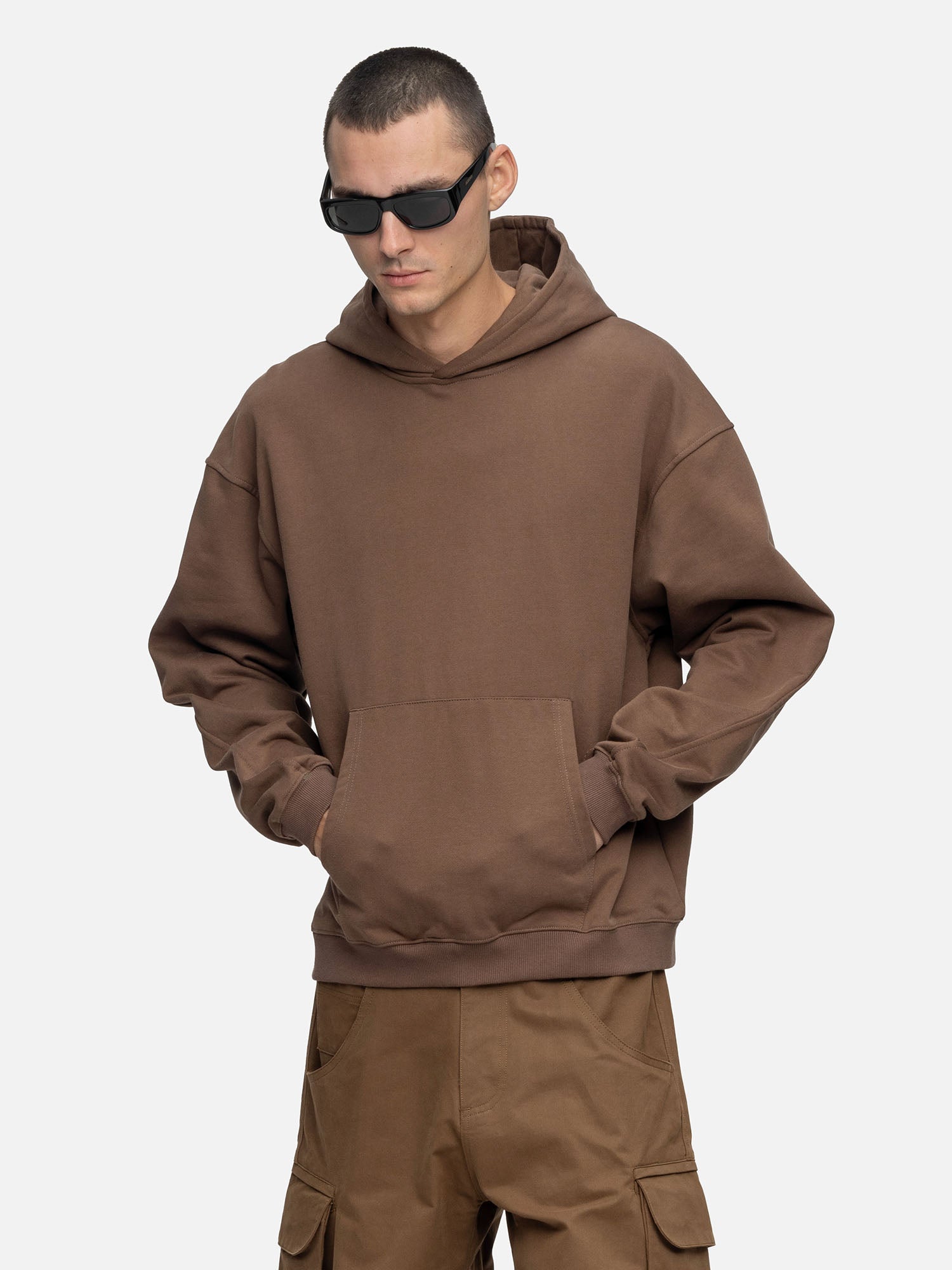 OVERSIZED HOODIE COCOA