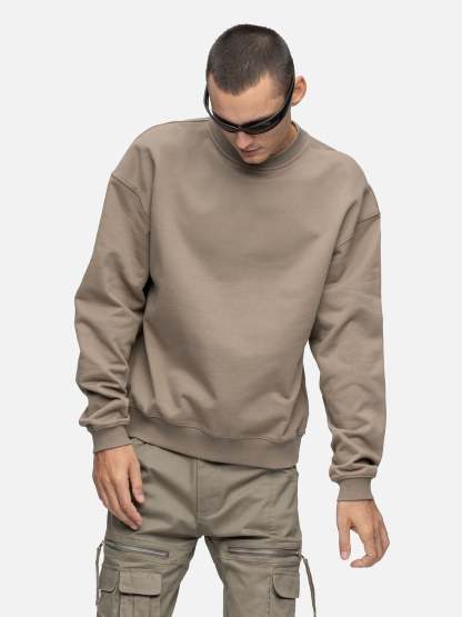 OVERSIZED SWEATSHIRT CEMENT