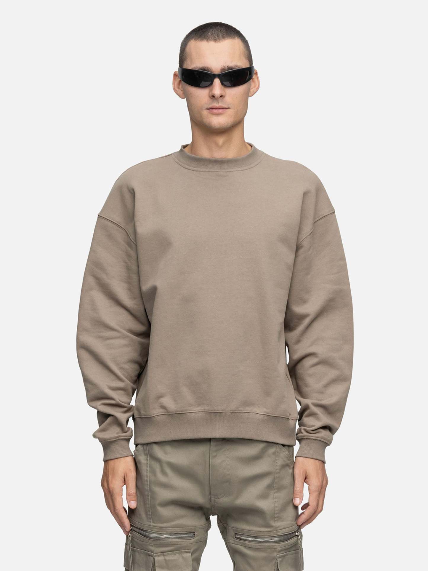 OVERSIZED SWEATSHIRT CEMENT