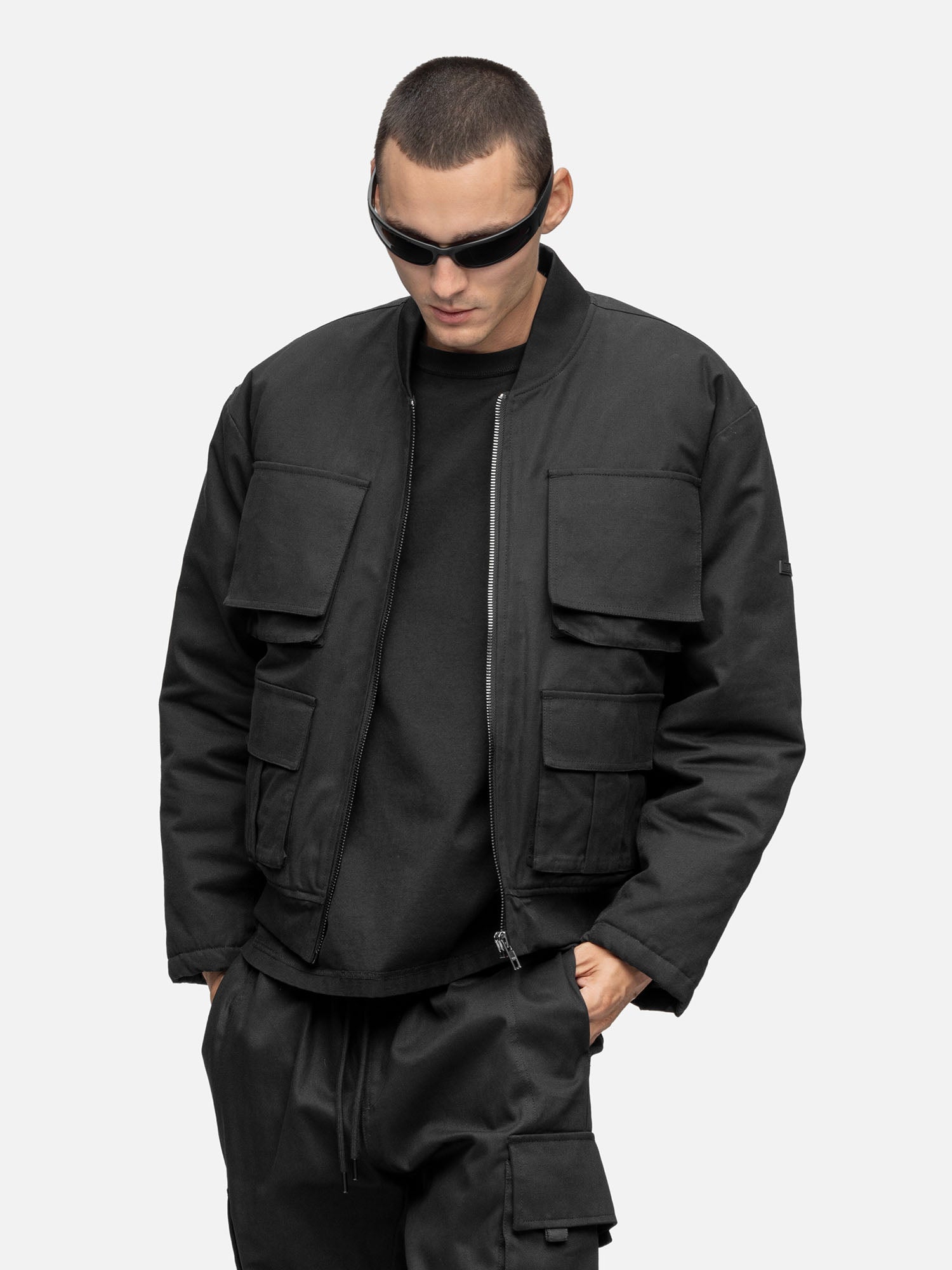 FUNCTIONAL BOMBER JACKET BLACK