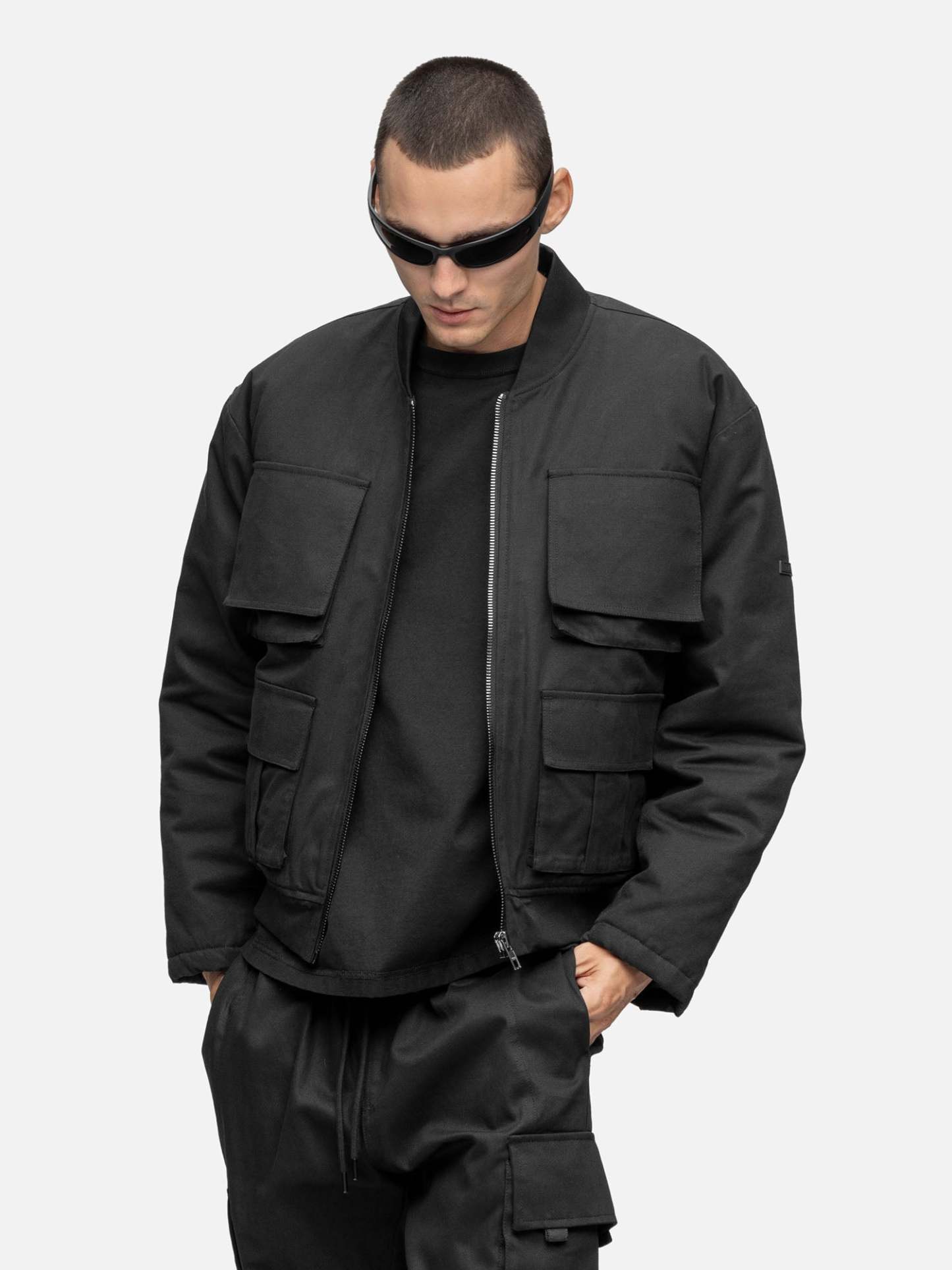 FUNCTIONAL BOMBER JACKET BLACK