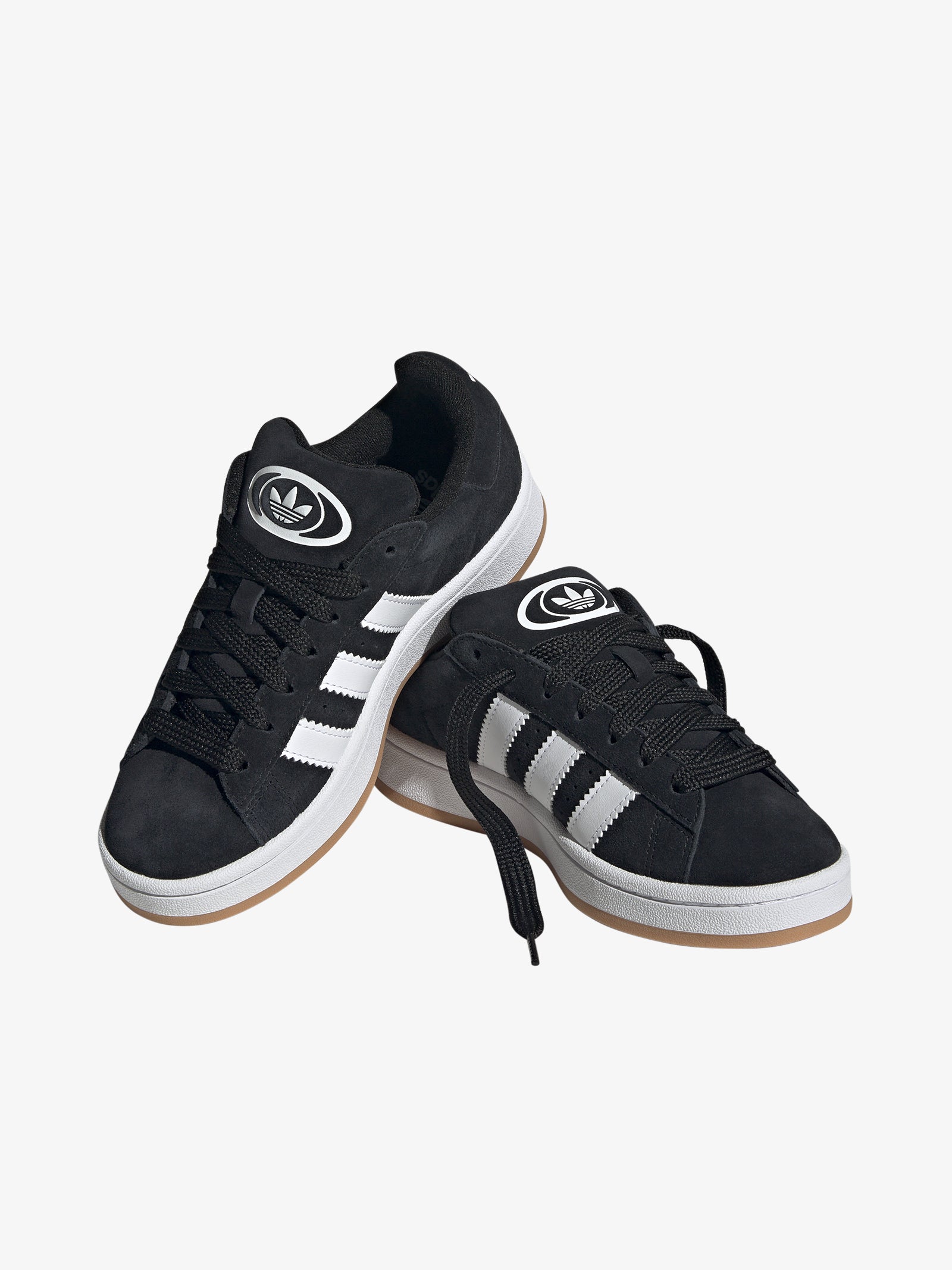 Sneakers Campus 00s HQ6638 aus Leder, weiß/schwarz