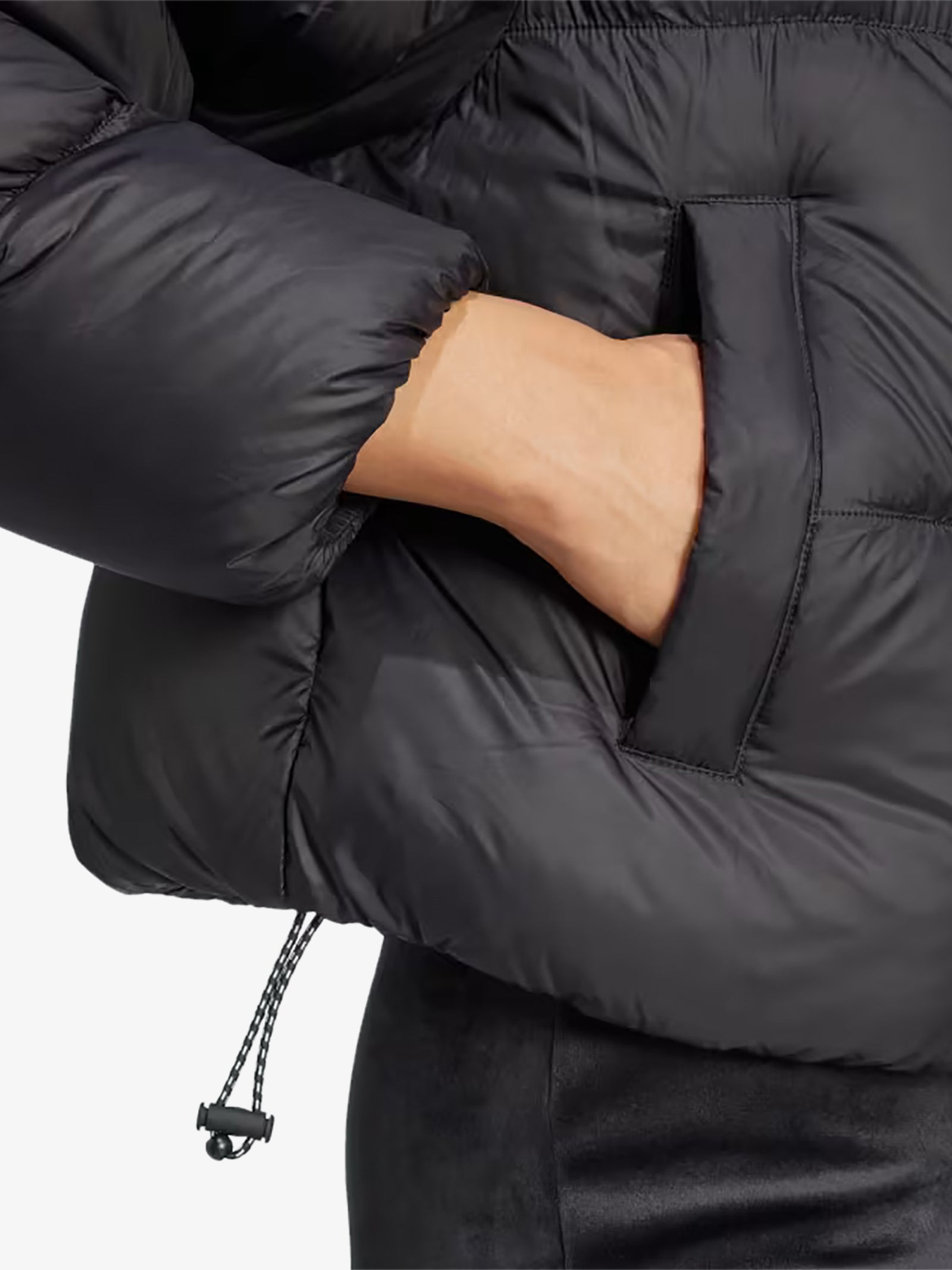 Regen Down Jacke IW8368 für Damen, schwarz