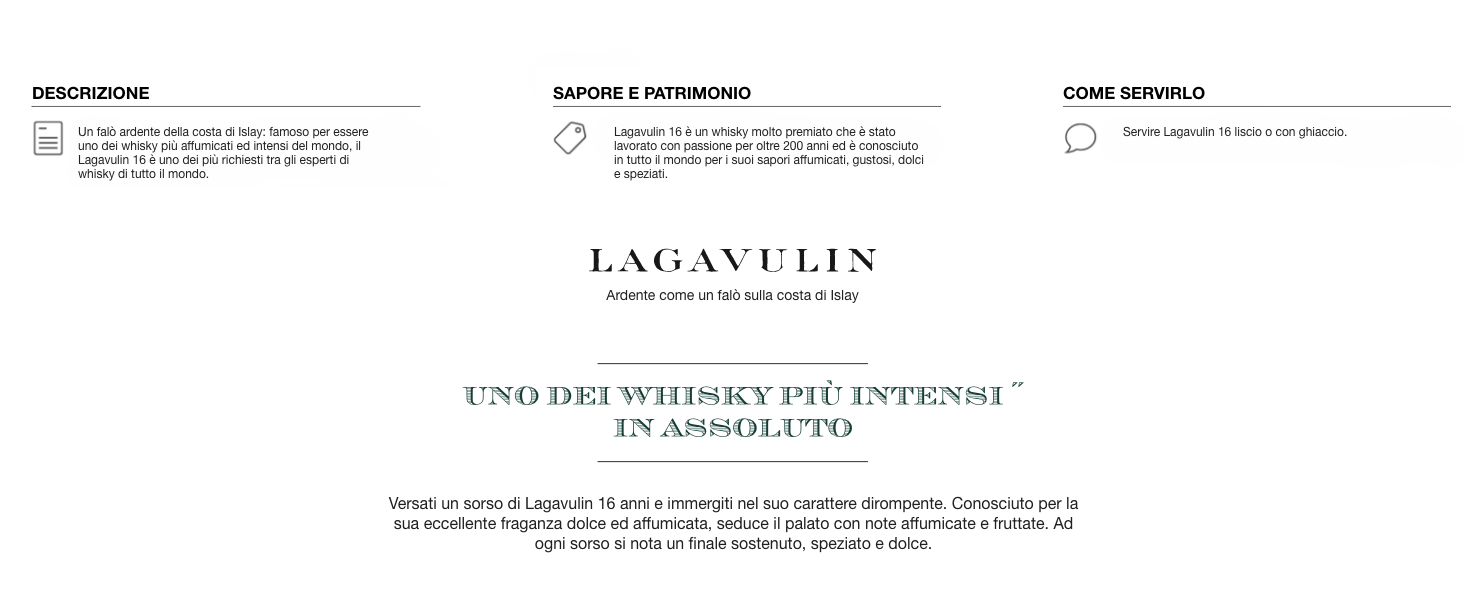 Lagavulin 16 Whisky più intensi in assoluto