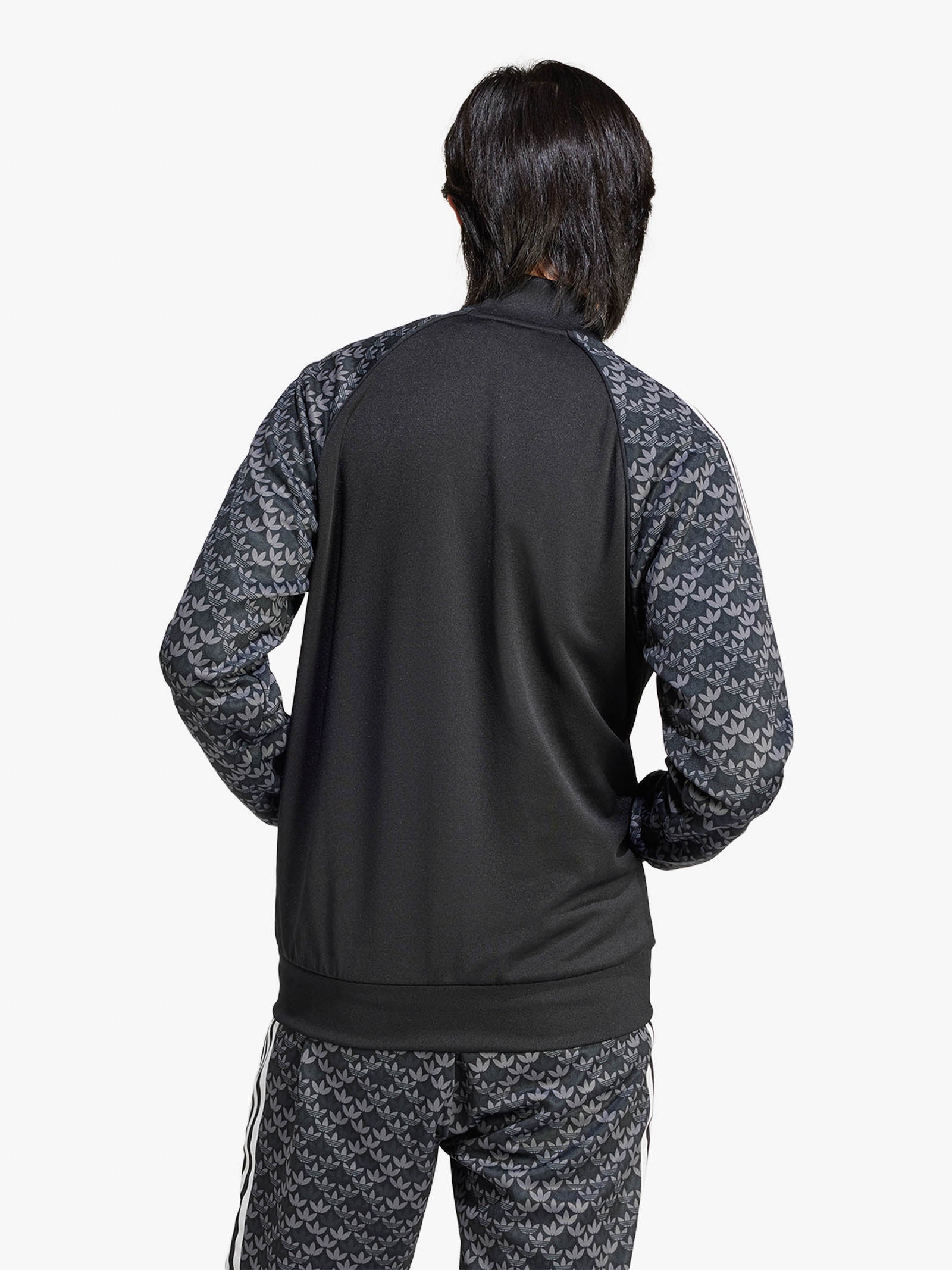 Felpa girocollo SSTR Classic Mono IS2939 uomo nero