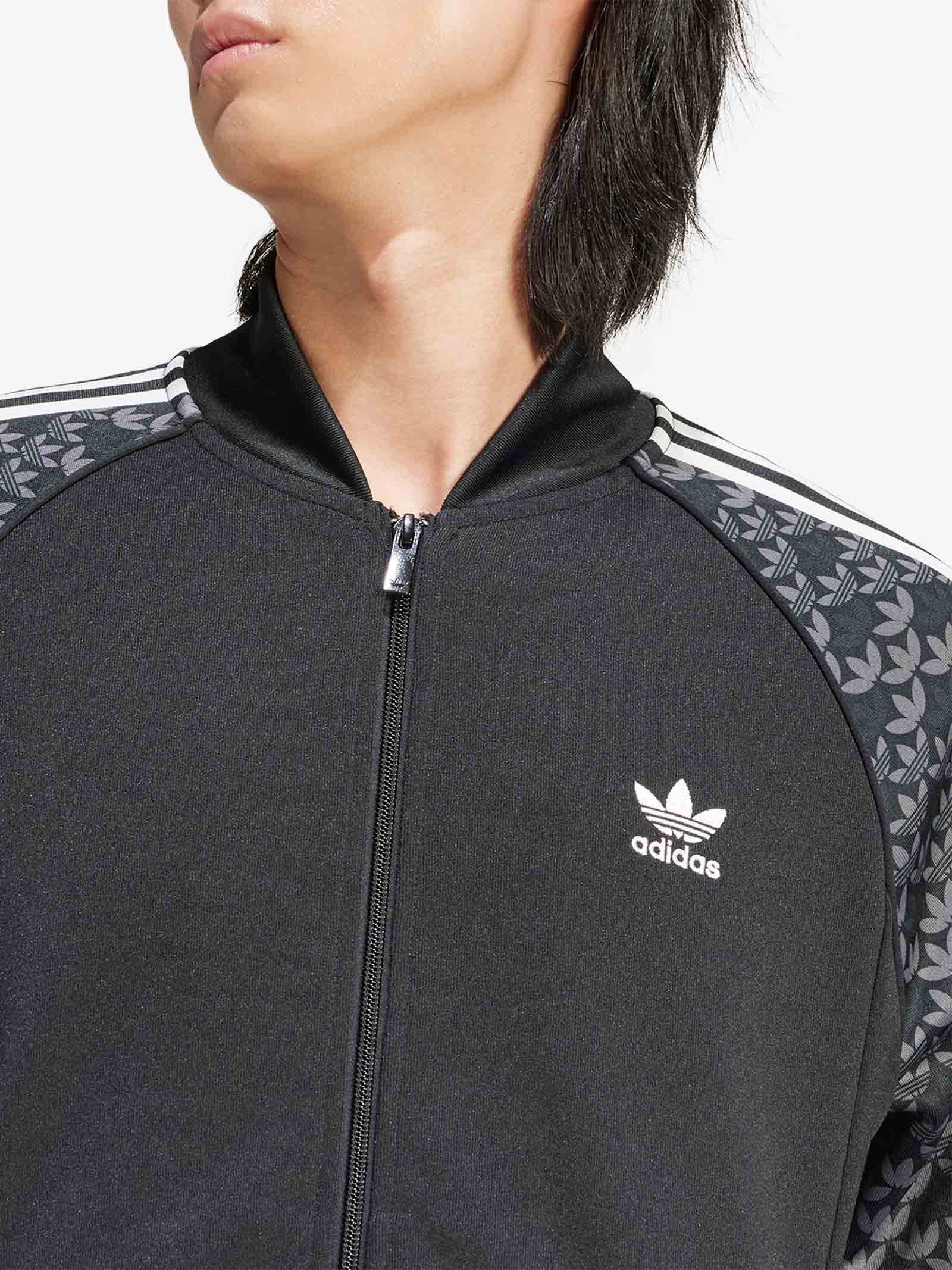 Felpa girocollo SSTR Classic Mono IS2939 uomo nero