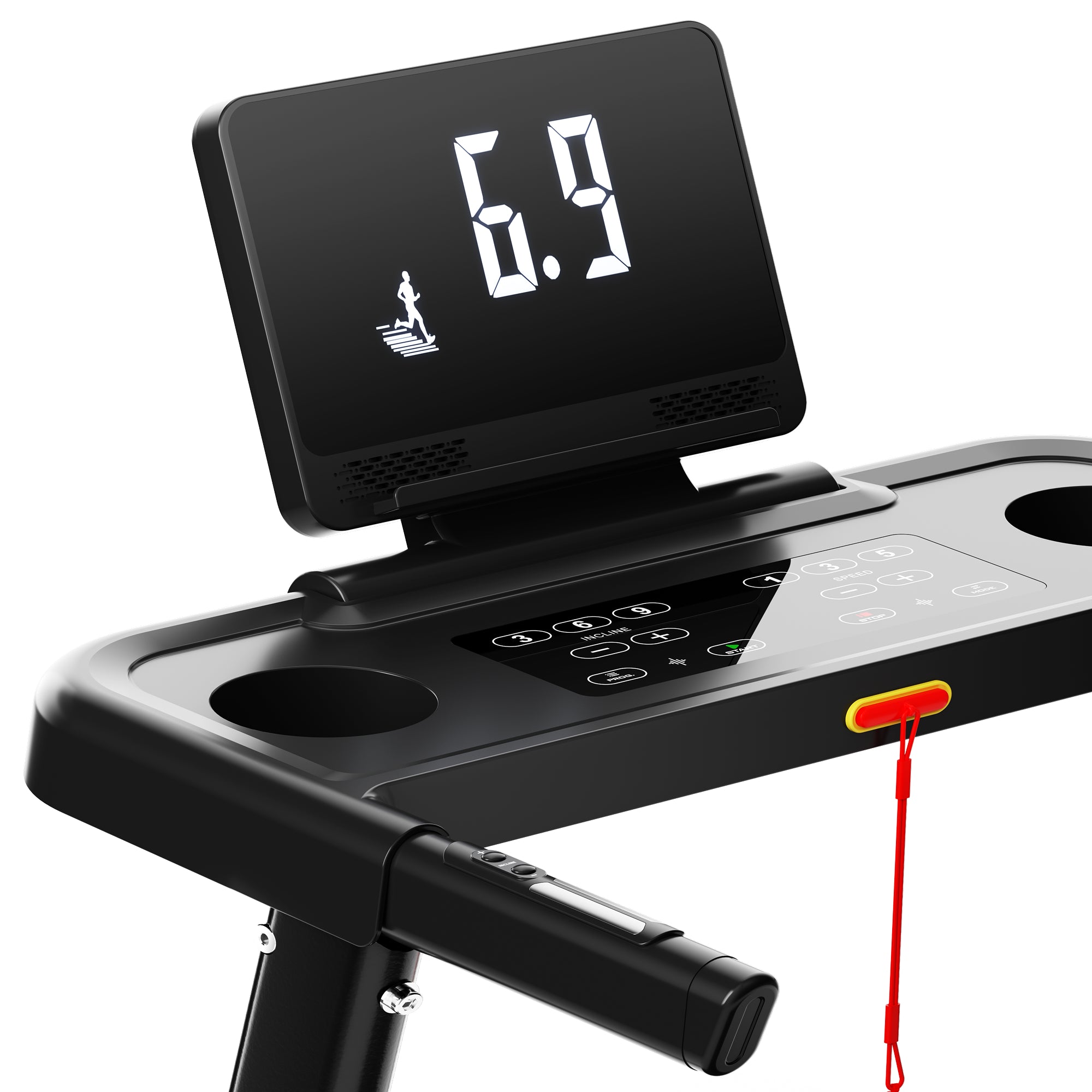 T12 Foldable Walking Treadmill with 6% Incline