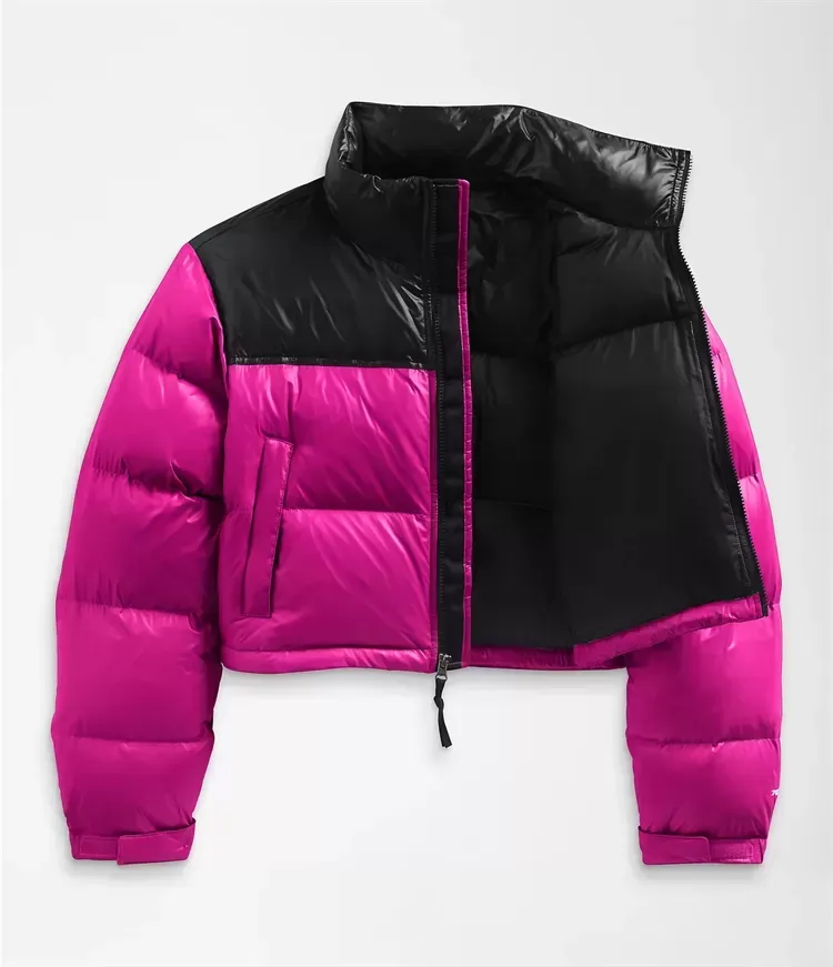 piumino colorblock da donna