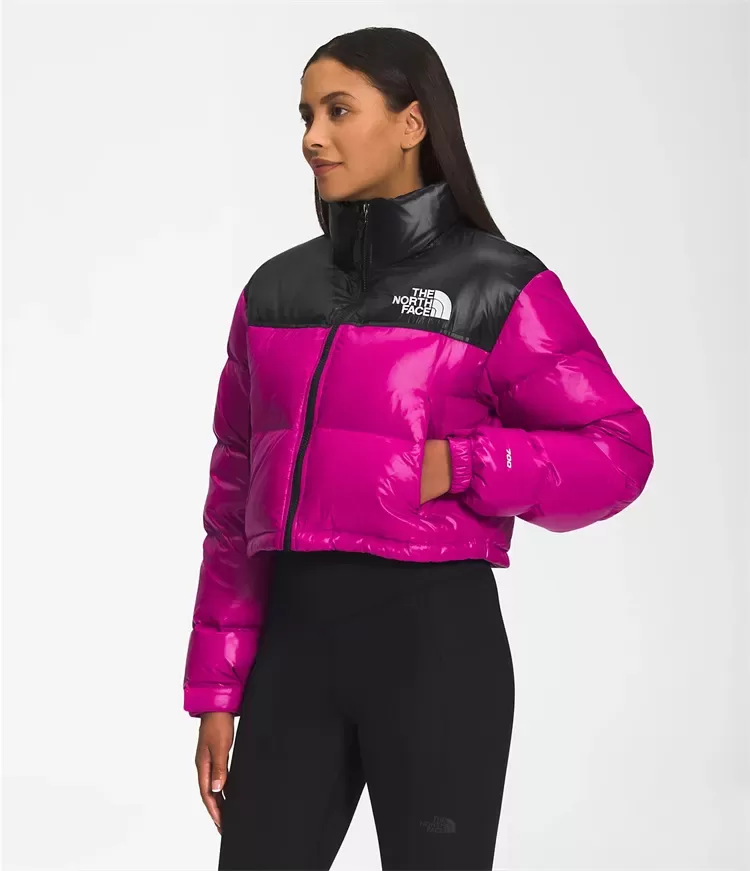 piumino colorblock da donna