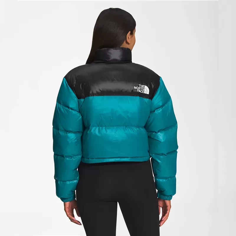 piumino colorblock da donna