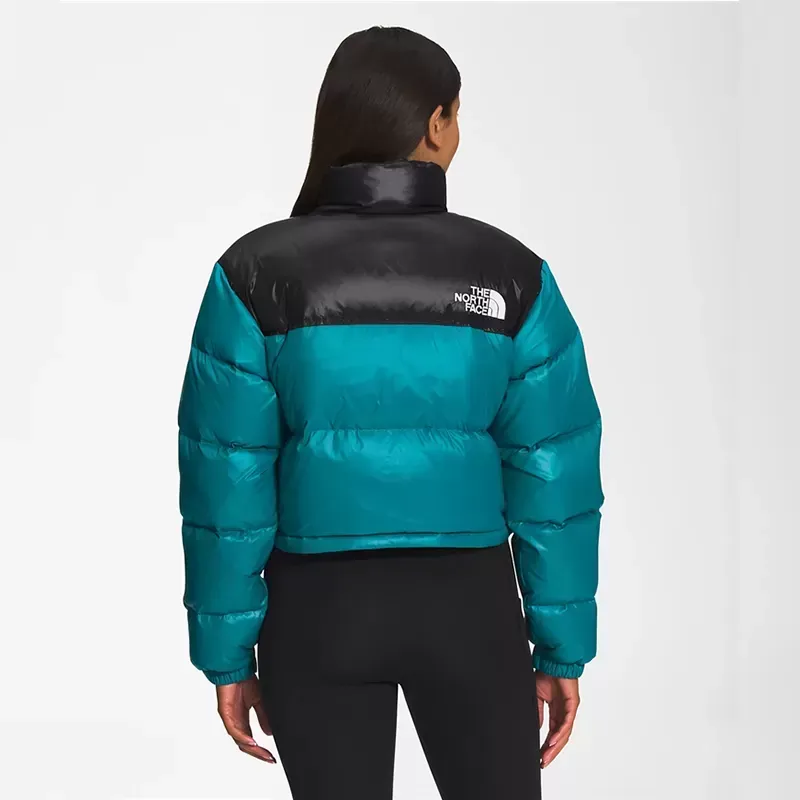 piumino colorblock da donna