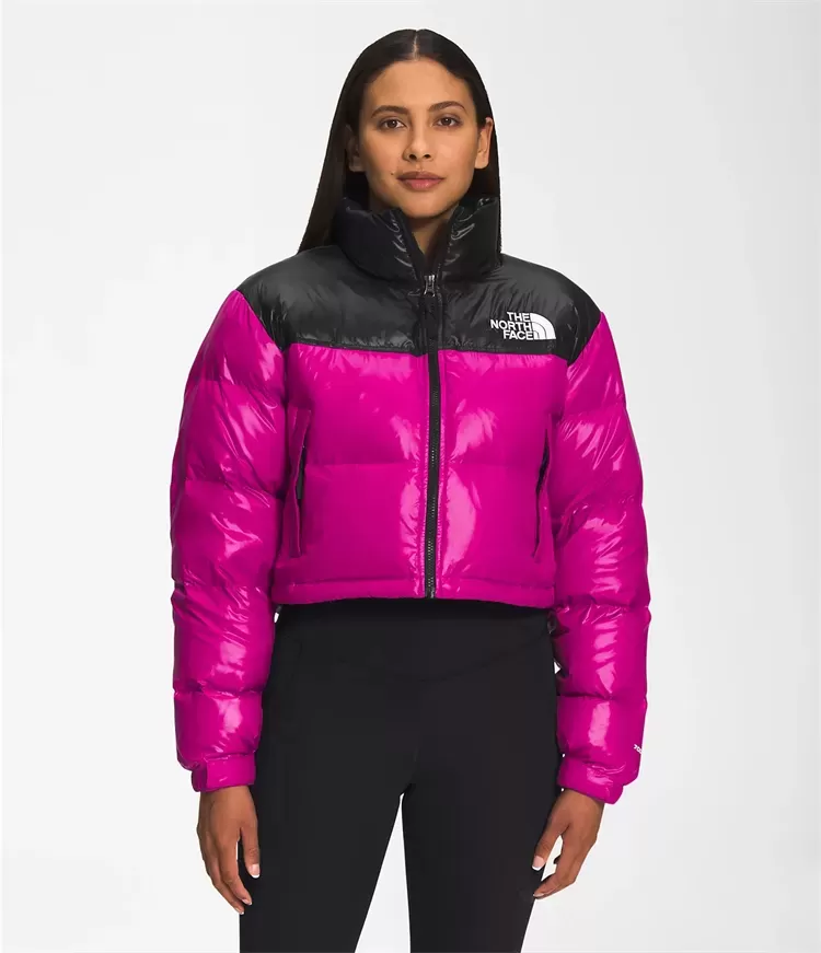 piumino colorblock da donna