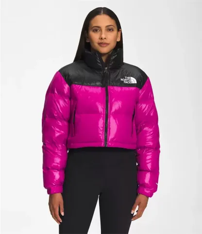 piumino colorblock da donna