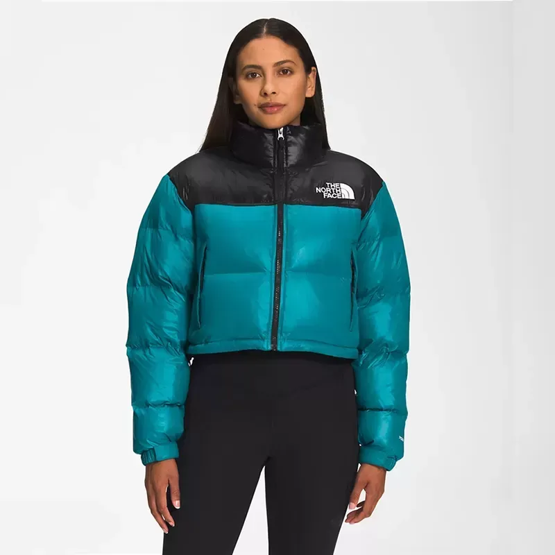 piumino colorblock da donna