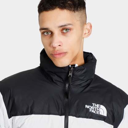 The Nothtrth Fathtce 1996 Retro Nuptse Jacket TNF White / TNF Black