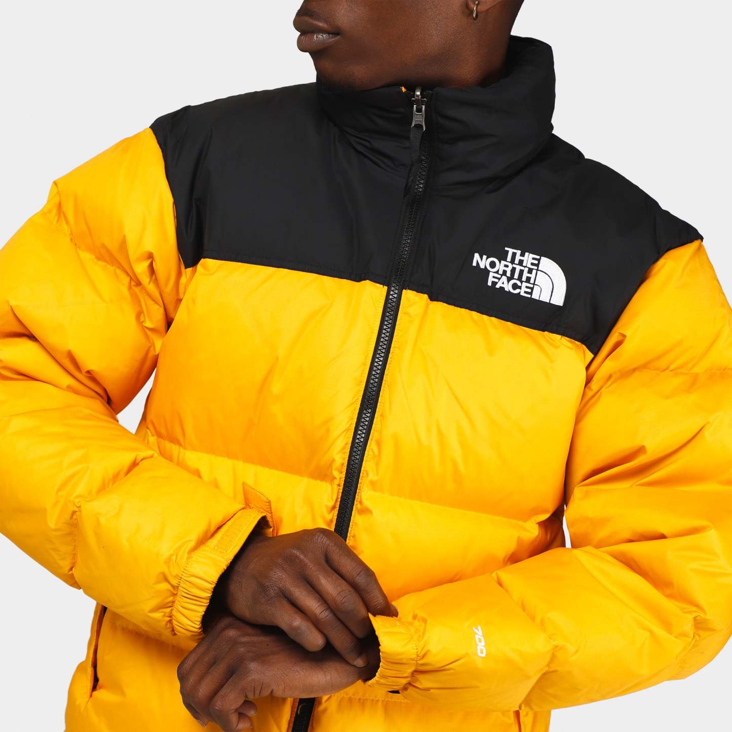 The Nothtrth Fathtce 1996 Retro Nuptse Jacket Summit Gold / TNF Black