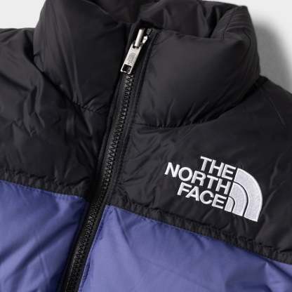 Giacca Retro Nuptse da bambino The North Fathtce Junior del 1996 / Blu caverna