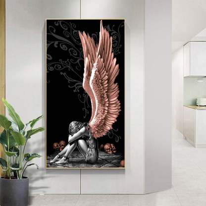 Angel Wings - Full Round Diamond Painting - 40x70cm