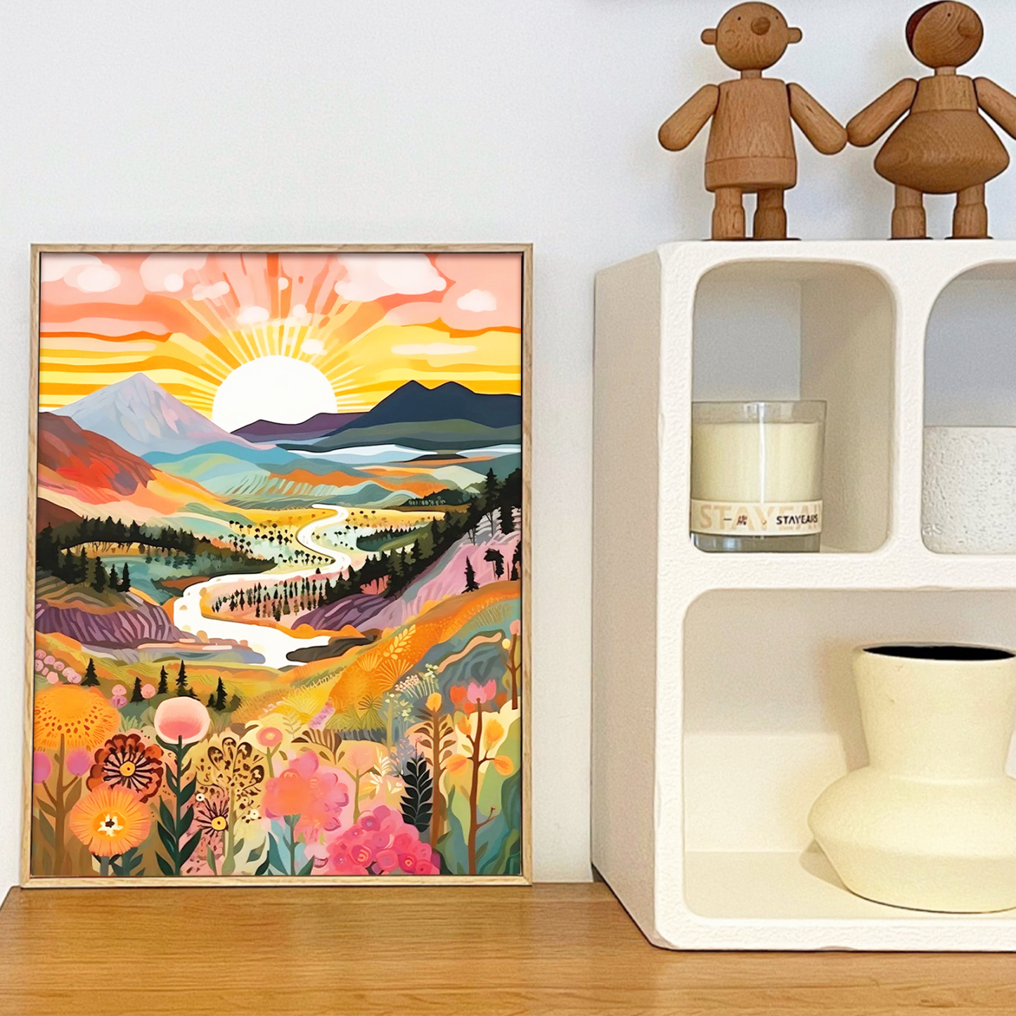 Mountain-Paint by numbers