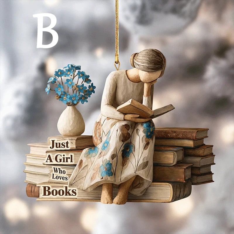 🔥LAST DAY 49% OFF 🎄📚Reader Christmas Decoration