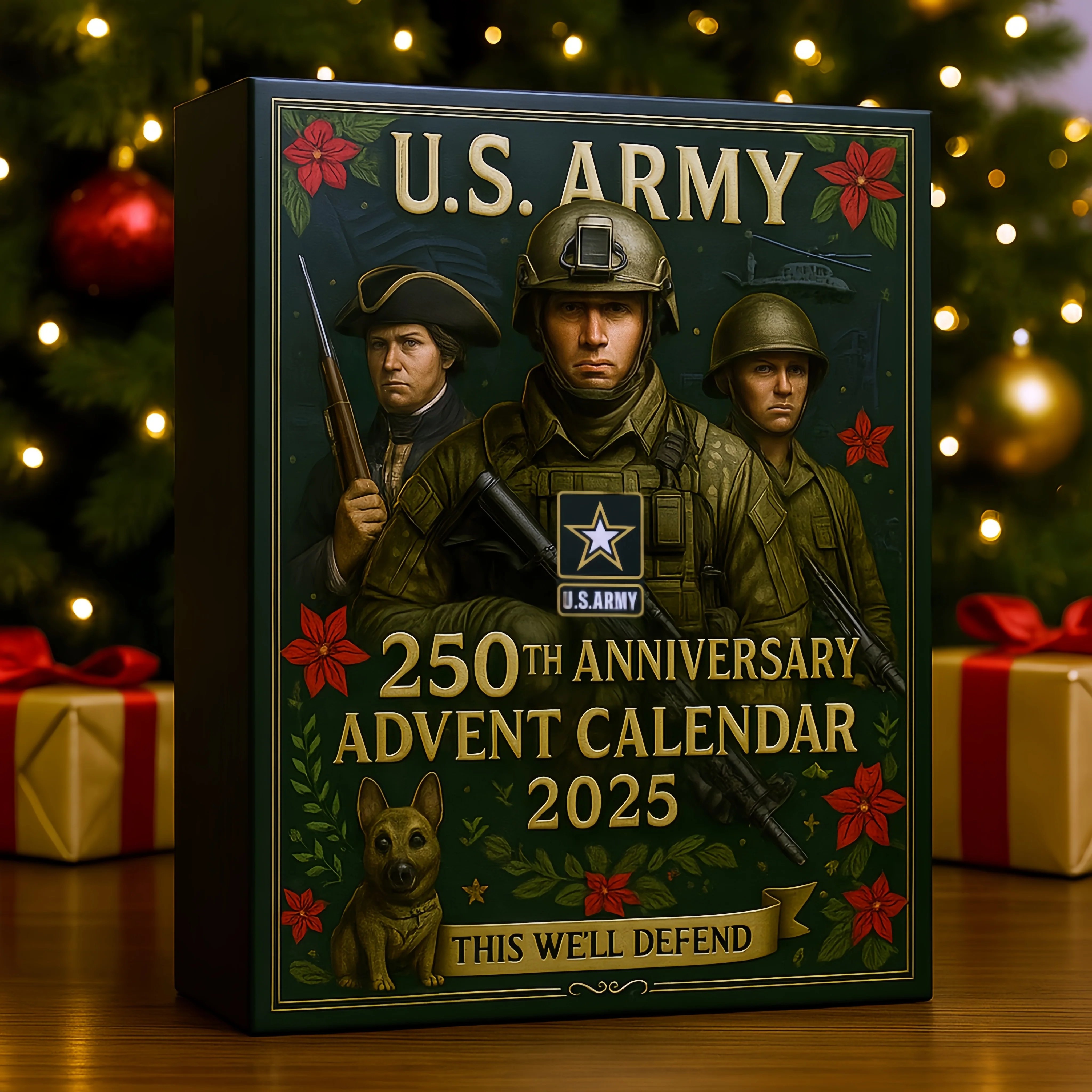 U.S. Military 250th Anniversary  Collector’s Advent Calendar