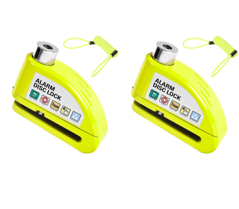 🔒 Motorcycle/Bicycle Disc Brake Lock with Alarm | Instant security, effective deterrent 🚨