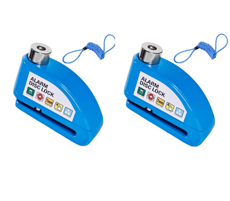🔒 Motorcycle/Bicycle Disc Brake Lock with Alarm | Instant security, effective deterrent 🚨
