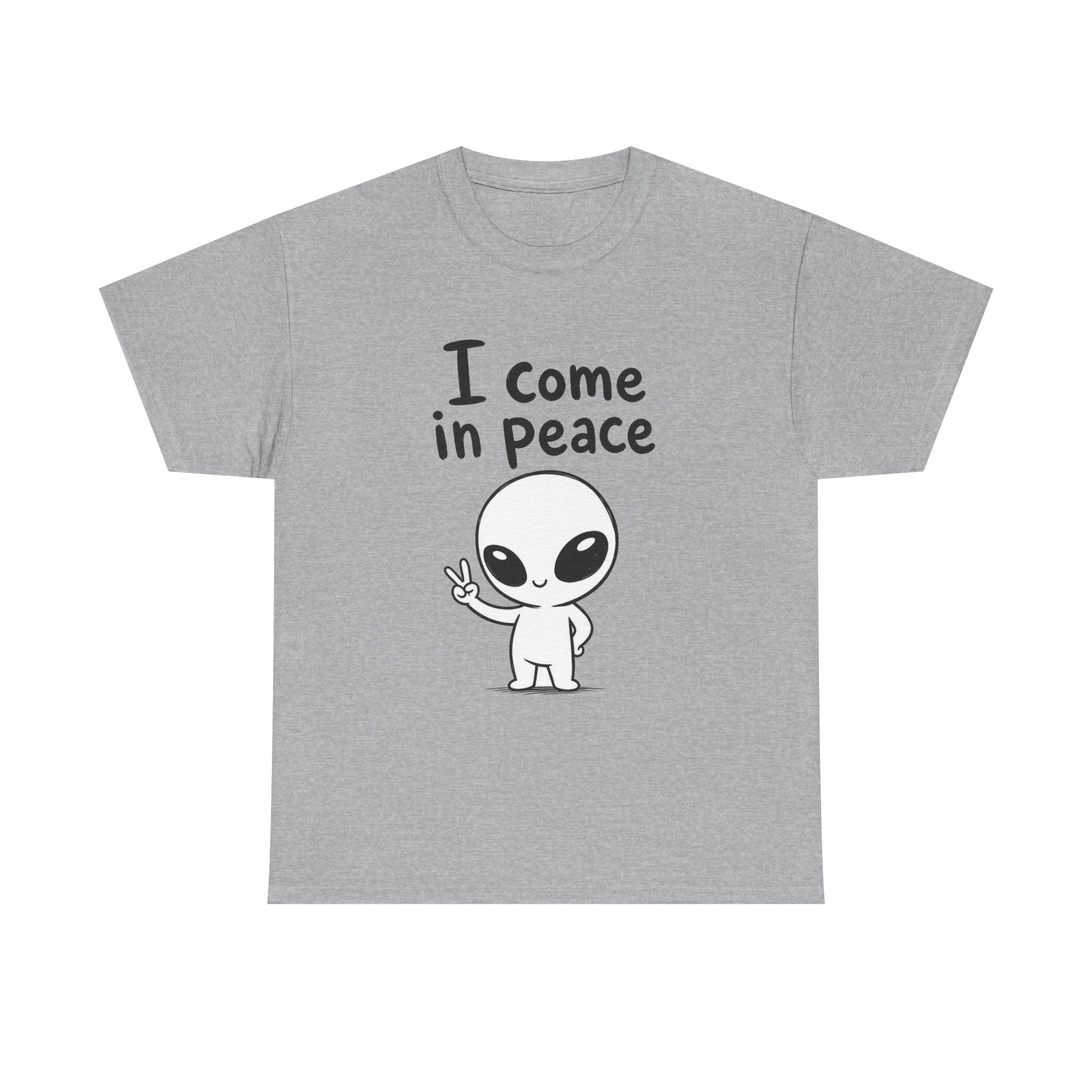 Cotton T-Shirt Unisex - I come in peace