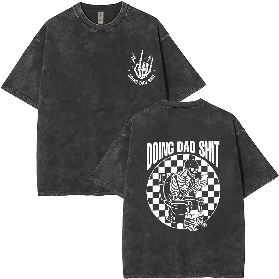 Fresh Take on Fatherhood – Doing Dad Shit Tee, Humorous Gift for Every Dad