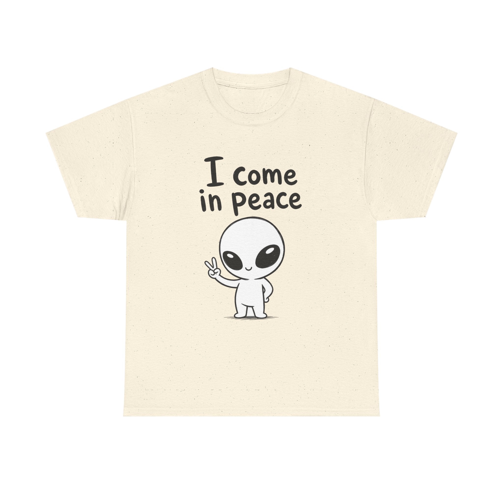 Cotton T-Shirt Unisex - I come in peace