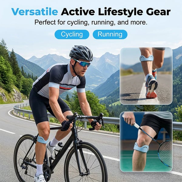 ⏰Final 3 hours Buy 1 Get 1 Free - Breathable Shock-Absorbing Patella Brace 🦵🛡 - Blue / Buy 1 Get 1 Free (2 pcs)