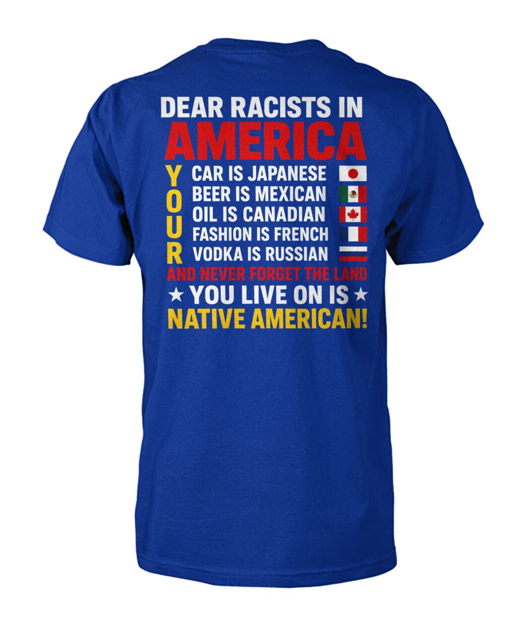 Anti Racism Tshirt Native American SHIRT