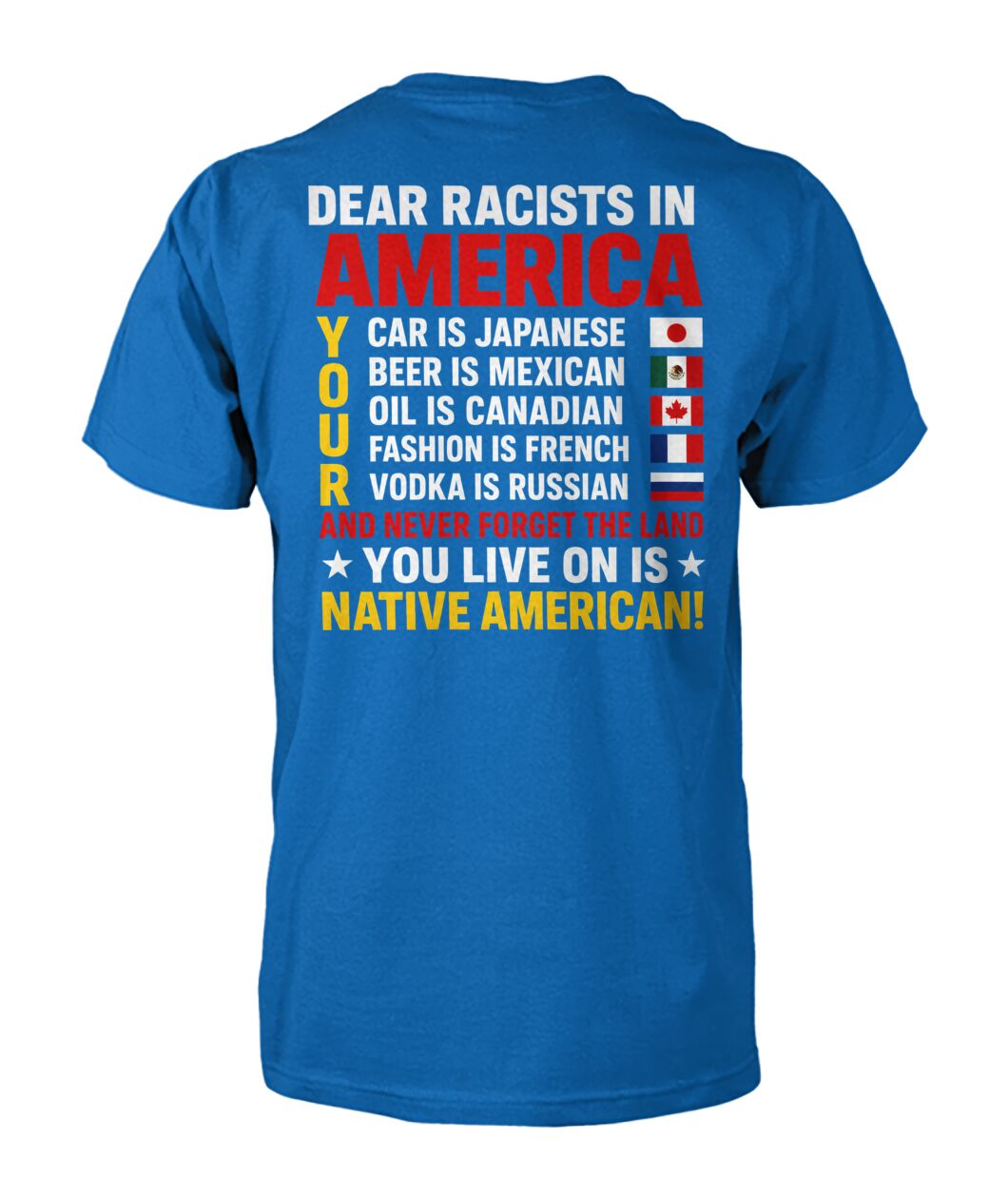 Anti Racism Tshirt Native American SHIRT