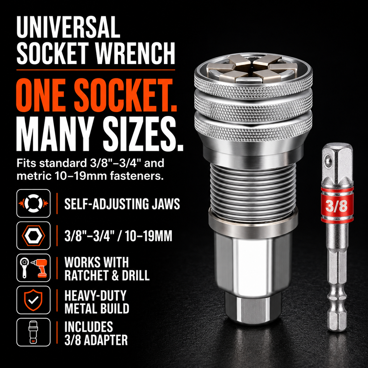 Hexa Socket™ Wrench Tool