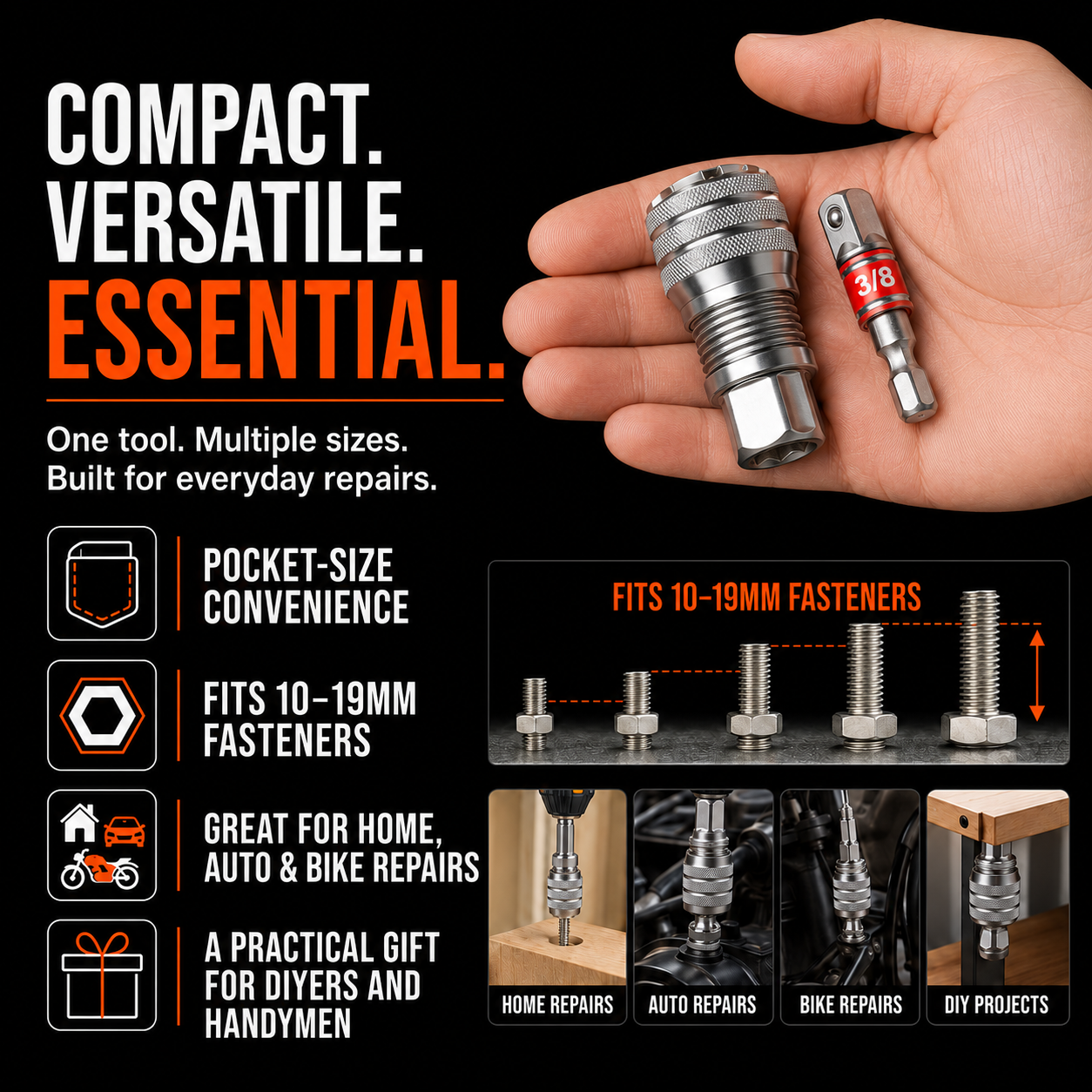 Hexa Socket™ Wrench Tool