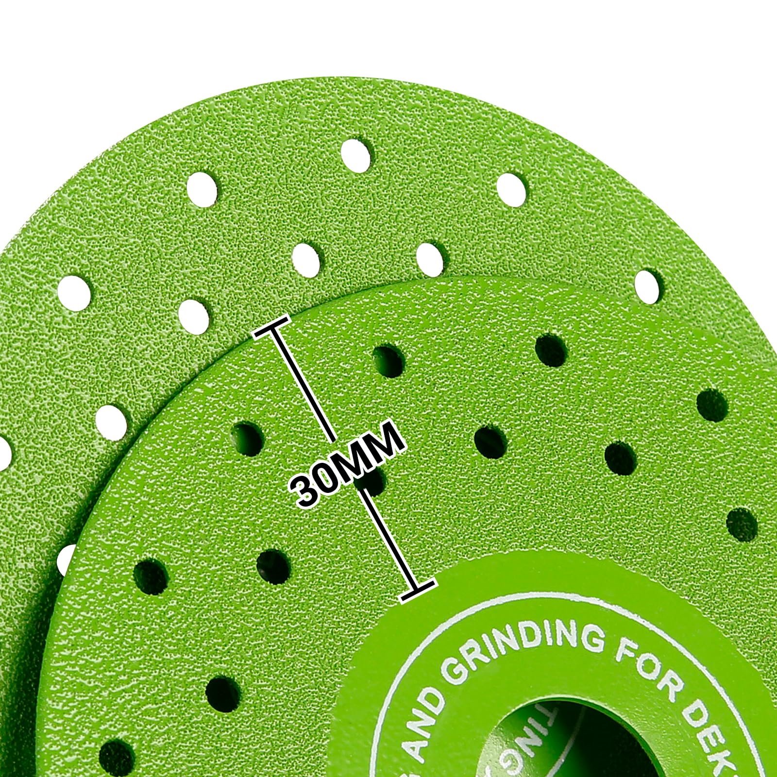 3PCS 115MM Ultra-Thin Vacuum Brazed Diamond Grinding Discs
