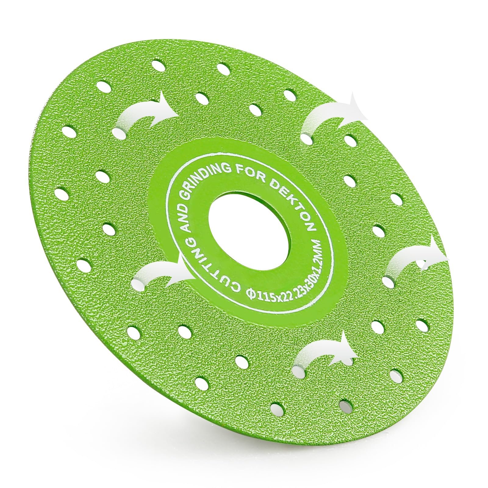 3PCS 115MM Ultra-Thin Vacuum Brazed Diamond Grinding Discs