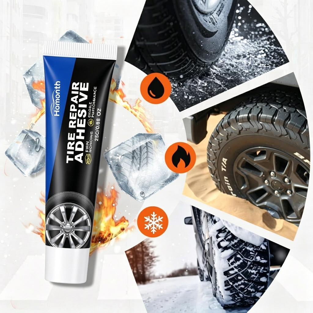 Weather-Resistant Waterproof Flexible Tire Repair Adhesive